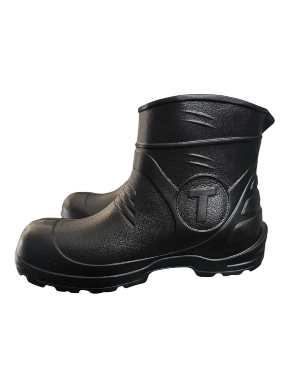 Tingley 21121.11 Airgo Black Waterproof Rubber Ankle Rain Boots Men’s Size 12